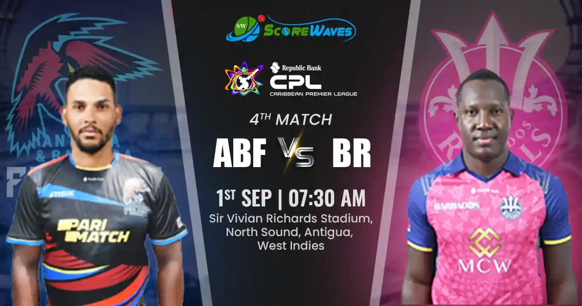 ABF vs BR Team Prediction, CPL Fantasy Cricket Tips, Playing XI, and Pitch Report For Match 4 of CPL 2024