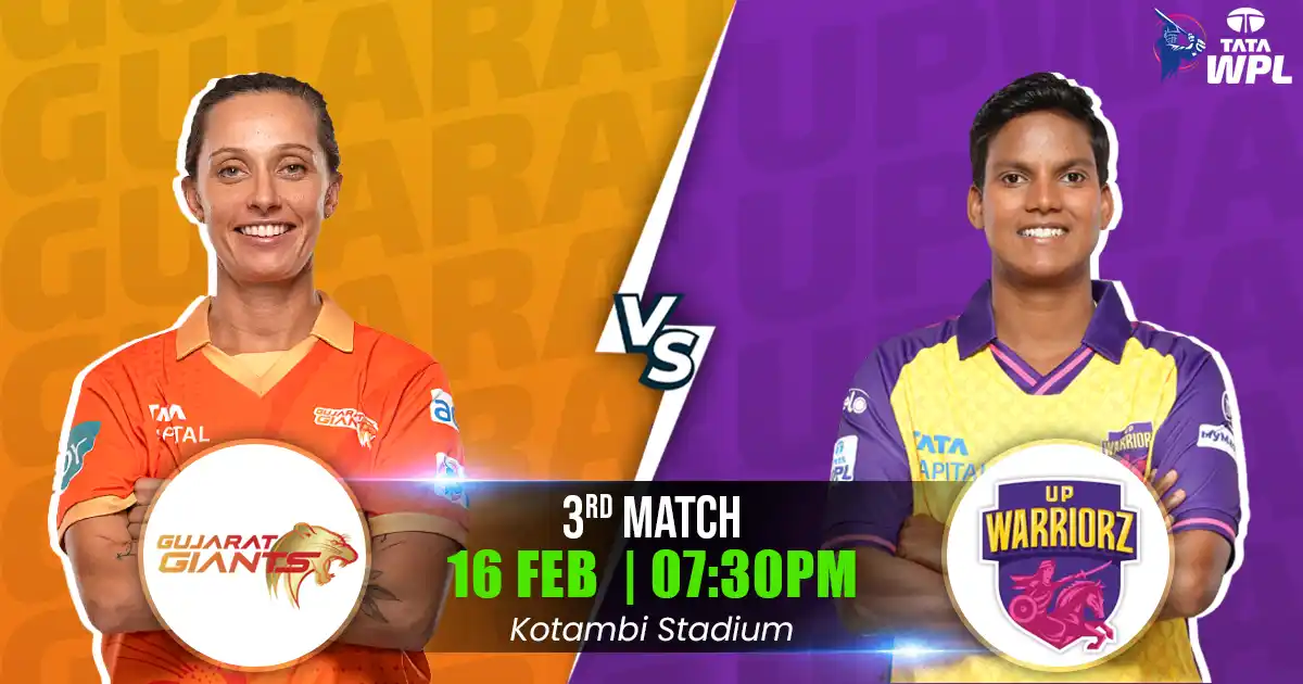 GGW vs UPWW Match Prediction, Fantasy Cricket Tips, Playing XI, and Pitch Report 3rd Match of WPL 2025