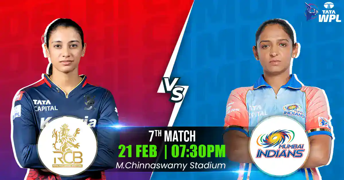 RCBW vs  MIW Match Prediction, Fantasy Cricket Tips, Playing XI, and Pitch Report 7th Match of WPL 2025