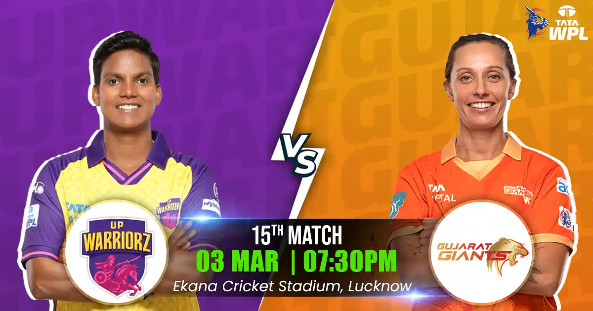 UPWW vs GGW Match Prediction, Fantasy Cricket Tips, Playing XI, and Pitch Report 15th Match of WPL 2025