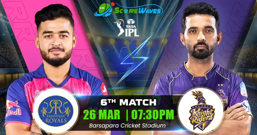 RR vs KKR Match Prediction, Fantasy Cricket Tips, Pitch Report, and Playing XI of 6th Match of  IPL 2025