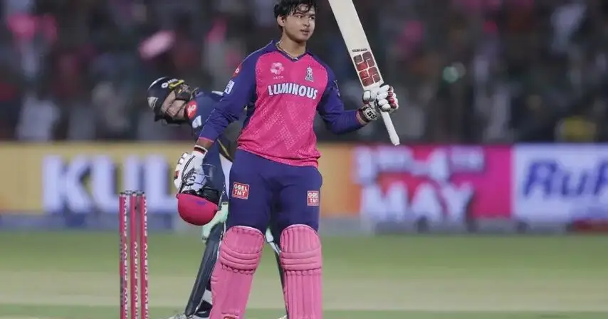 14-Year-Old Vaibhav Suryavanshi Smashes Fastest IPL Hundred by an Indian