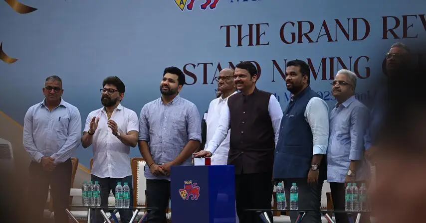 Rohit Sharma's Parents Inaugurate Stand with His Name at Wankhede