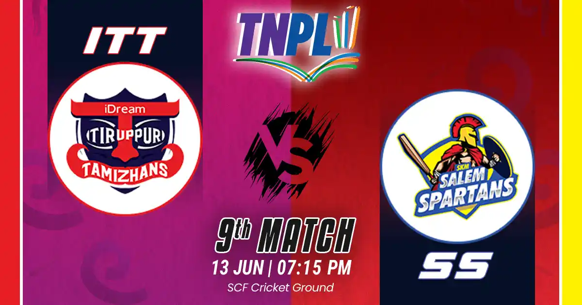 ITT vs SS Match Prediction, Fantasy Cricket Tips, Pitch Report, and Playing XI of 9th Match of TNPL 2025