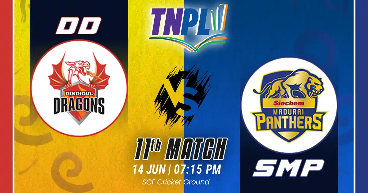 DD vs SMP Match Prediction, Fantasy Cricket Tips, Pitch Report, and Playing XI of 11th Match of  TNPL 2025