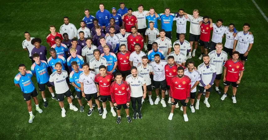 Team India Link Up with Manchester United Stars Ahead of Fourth Test at Old Trafford