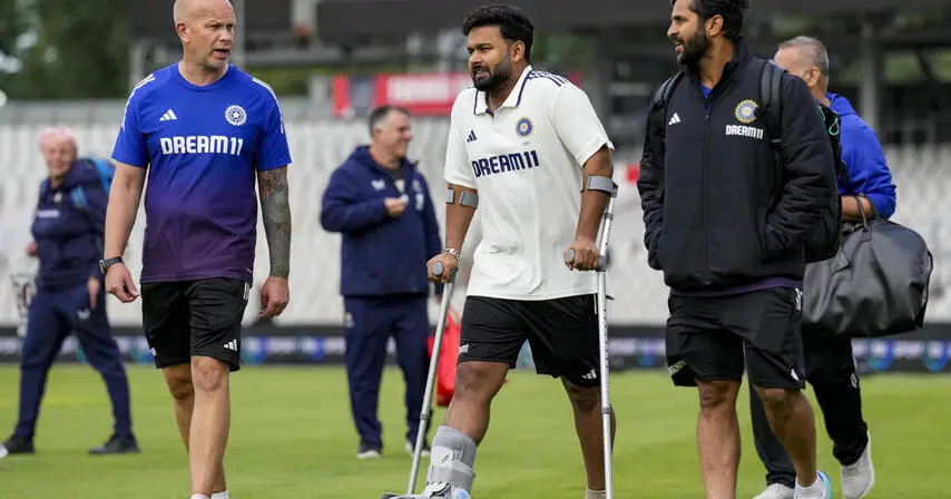 Rishabh Pant Ruled Out of Oval Test After Foot Fracture