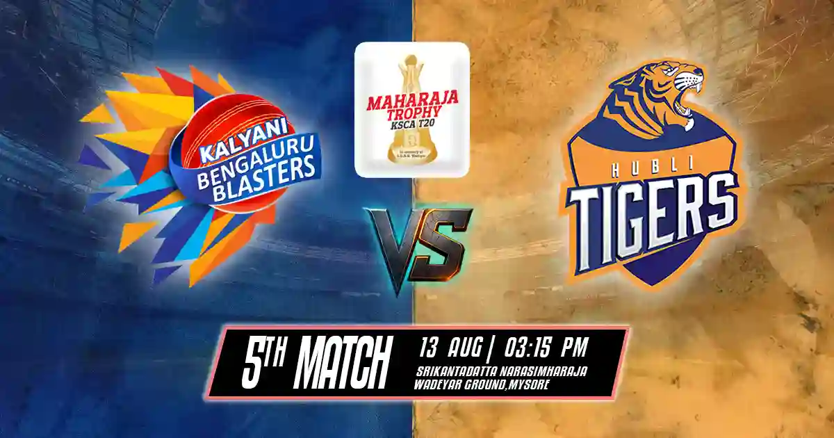 BB vs HT 5th Match of Maharaja Trophy Match Prediction, Fantasy Cricket Tips, Pitch Report, Playing XI & Injury Updates