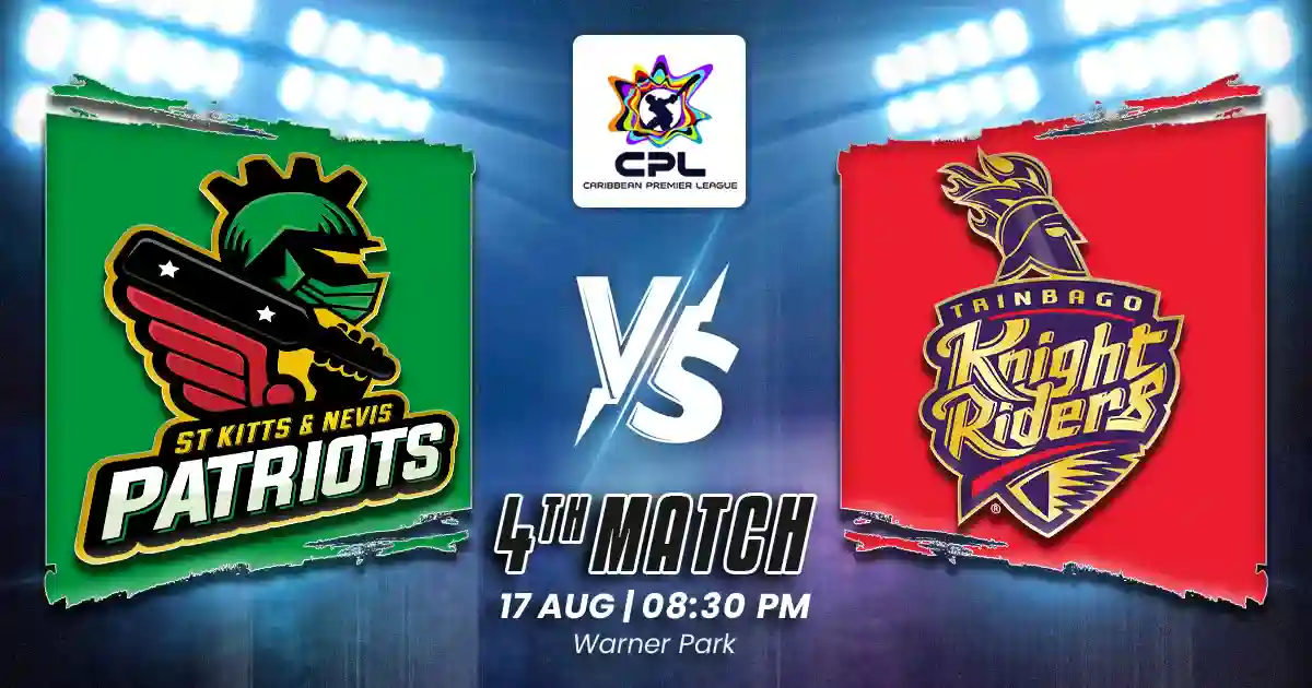 SNP vs TKR 4th Match of CPL 2025, Match Prediction, Fantasy Cricket Tips, Pitch Report, Playing XI & Injury Updates