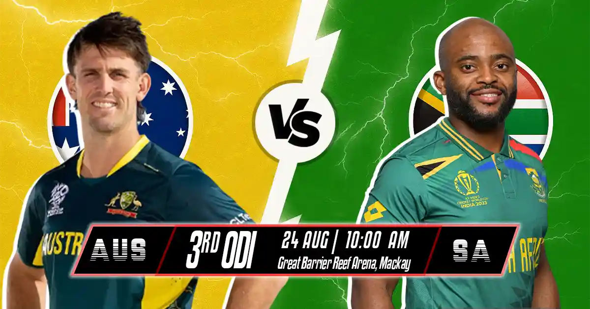 AUS vs SA 3rd ODI Match Prediction, Fantasy Cricket Tips, Playing XI, and Pitch Report South Africa Tour of Australia 2025