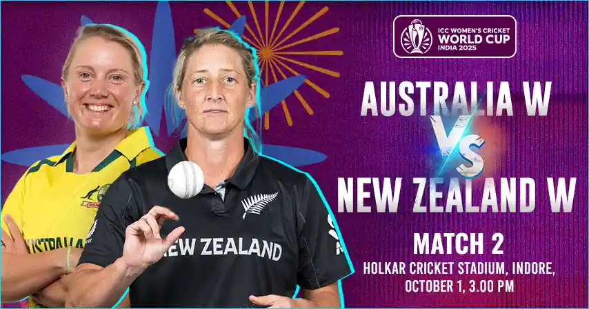 AUS W vs NZ W 2nd Match Women's  World Cup 2025, Match Prediction, Pitch Report, Playing XI & Injury Updates