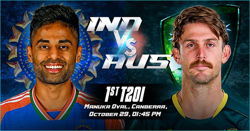 AUS vs IND 1st T20I, Match Prediction, Pitch Report, Playing XI & Injury Updates India Tour of Australia 2025